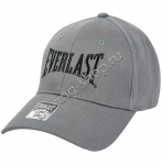 Большой логотип на серой бейсболке Everlast спереди
